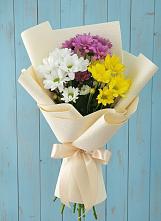 Букет цветов из:  Хризантемы в Тырети 1-й