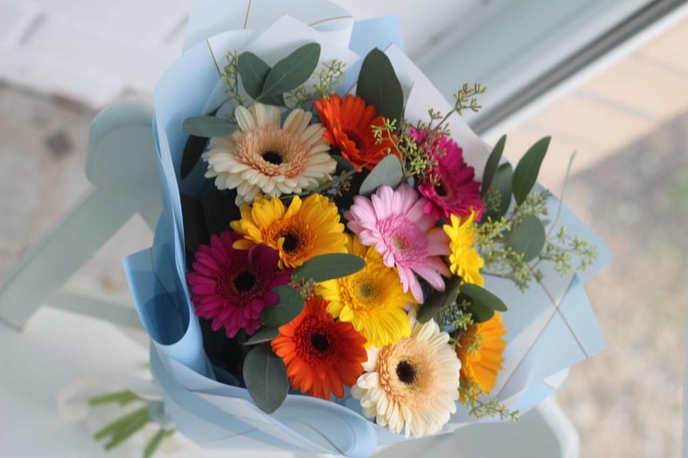 Букет цветов из: Герберы в Тырети 1-й