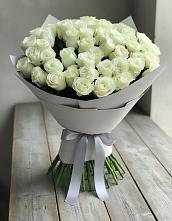 Букет 35 Белых роз в Тырети 1-й