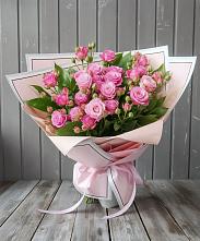 Букет Розовый кустик в Тырети 1-й