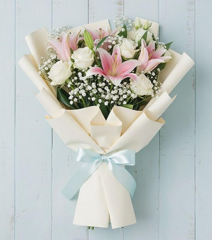 Букет цветов из: Лилии в Тырети 1-й