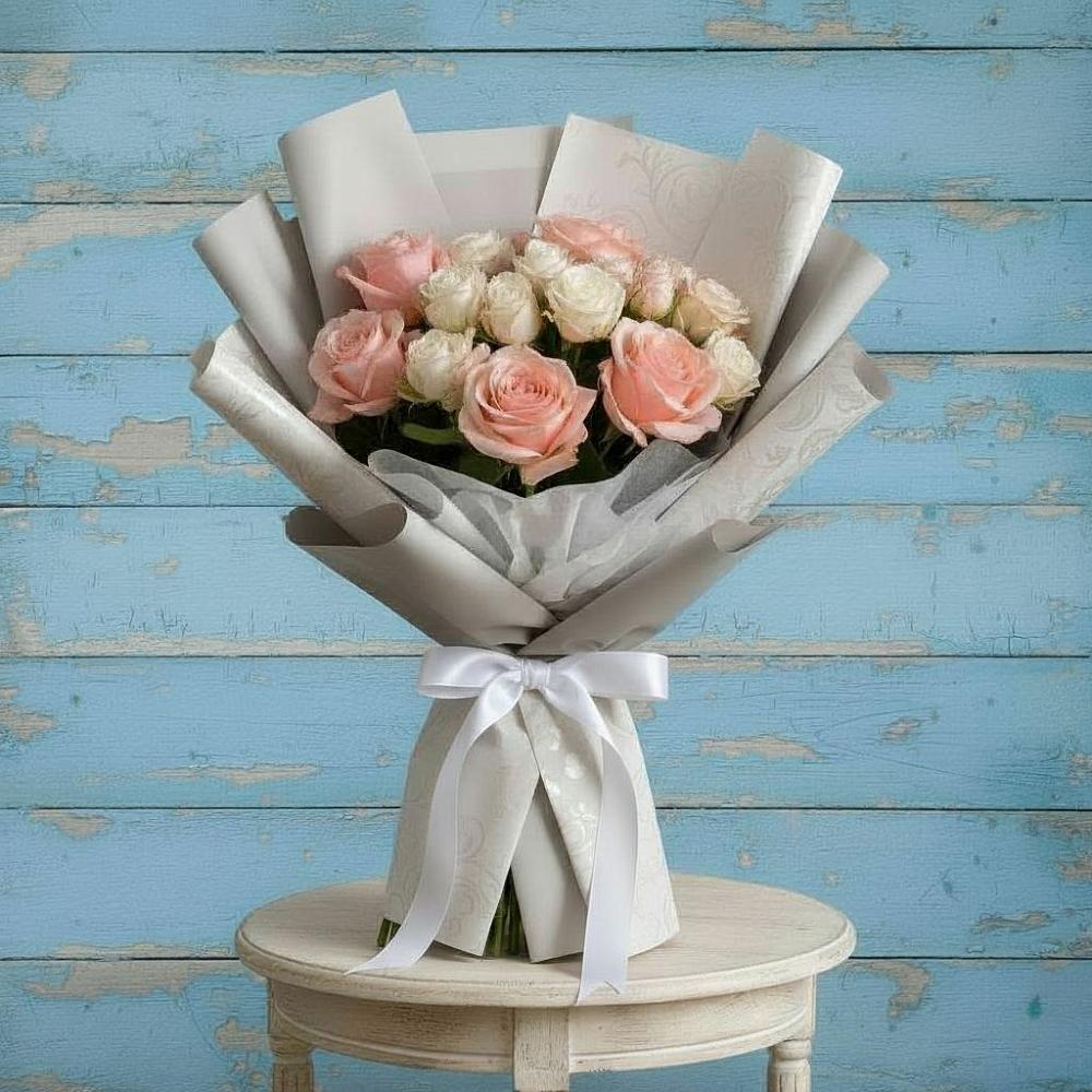 Букет цветов из: Розы в Тырети 1-й