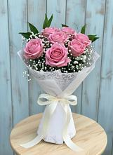 Букет цветов из:  Розы в Тырети 1-й