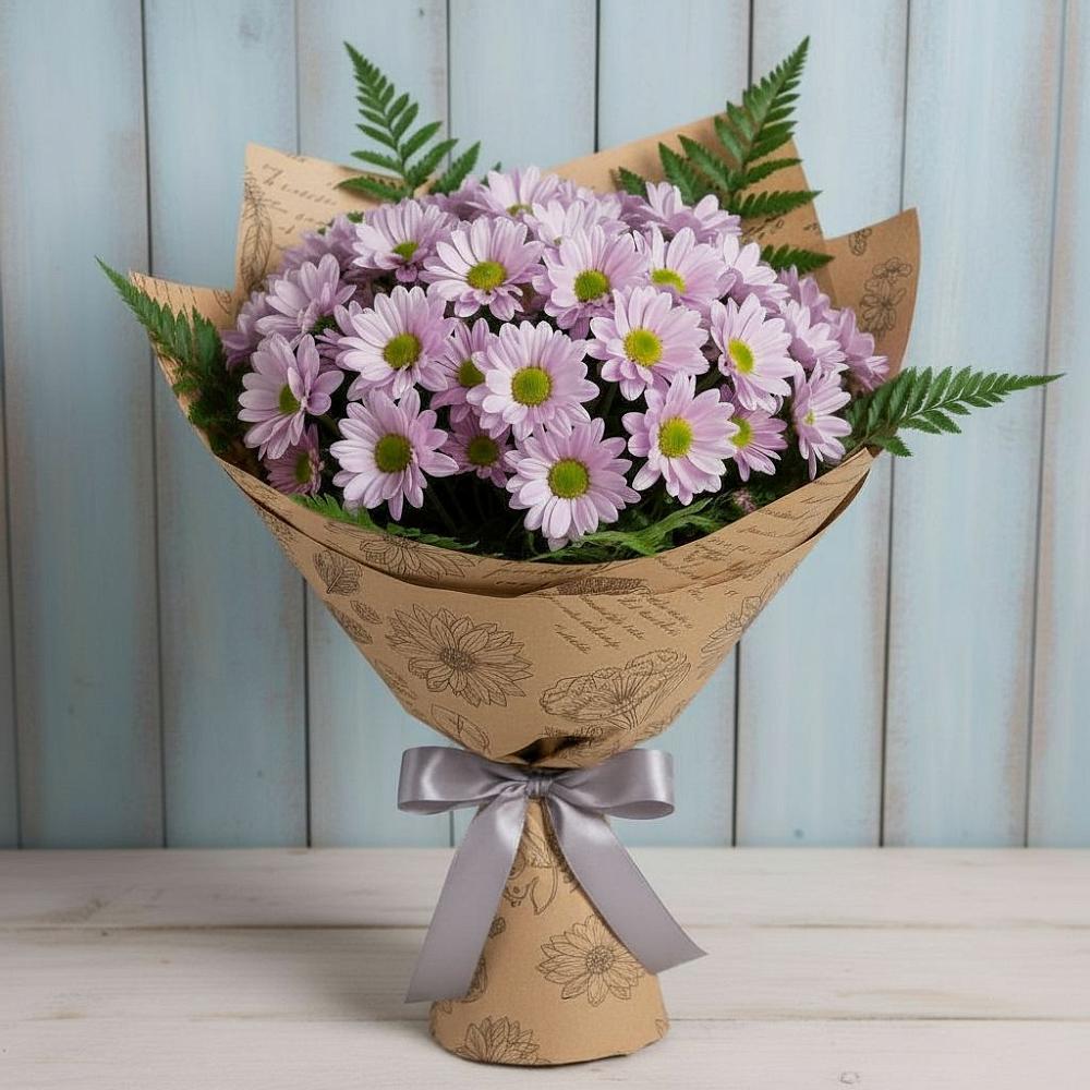 Букет цветов из: Хризантемы в Тырети 1-й