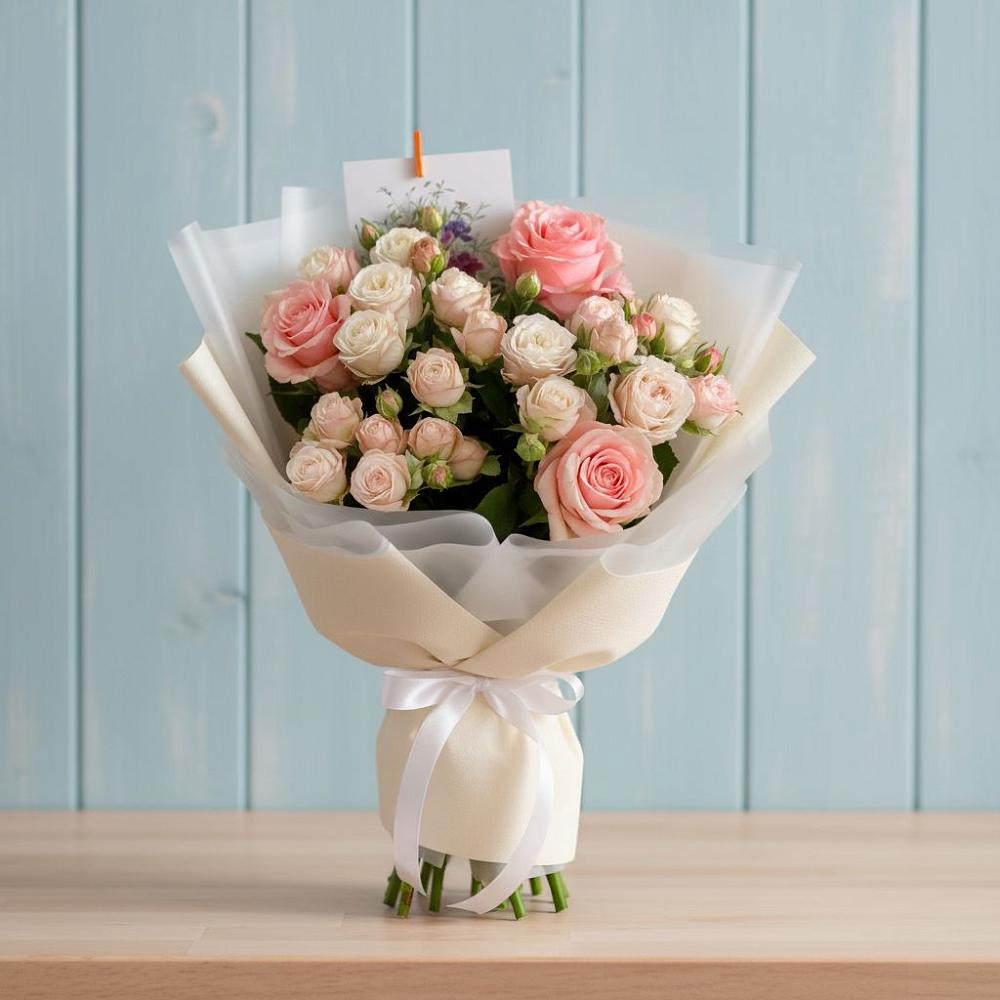 Букет цветов из: Розы в Тырети 1-й