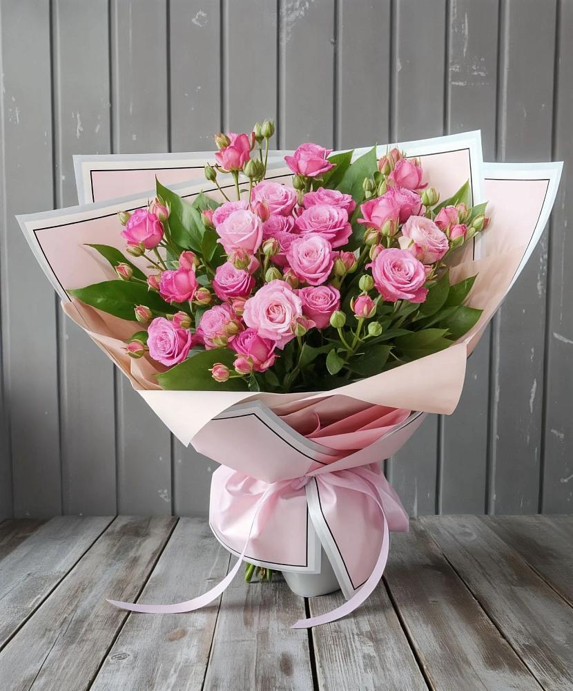 Букет Розовый кустик в Тырети 1-й