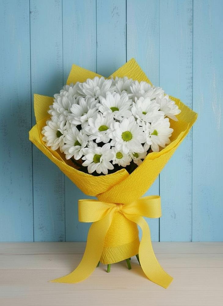 Букет цветов из: Хризантемы в Тырети 1-й