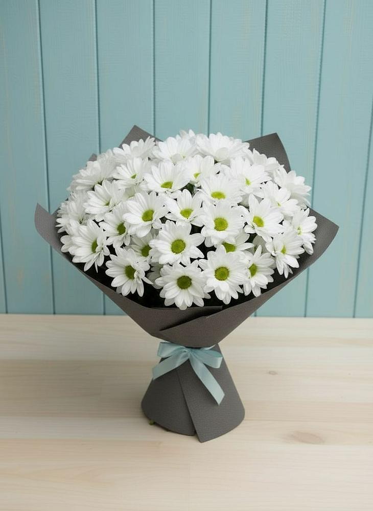 Букет цветов из: Хризантемы в Тырети 1-й