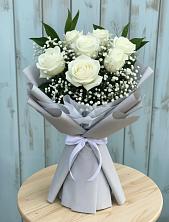 Букет цветов из:  Розы в Тырети 1-й