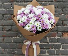 Букет цветов из:  Хризантемы #REPLACE_PRED# Тырети 1-й