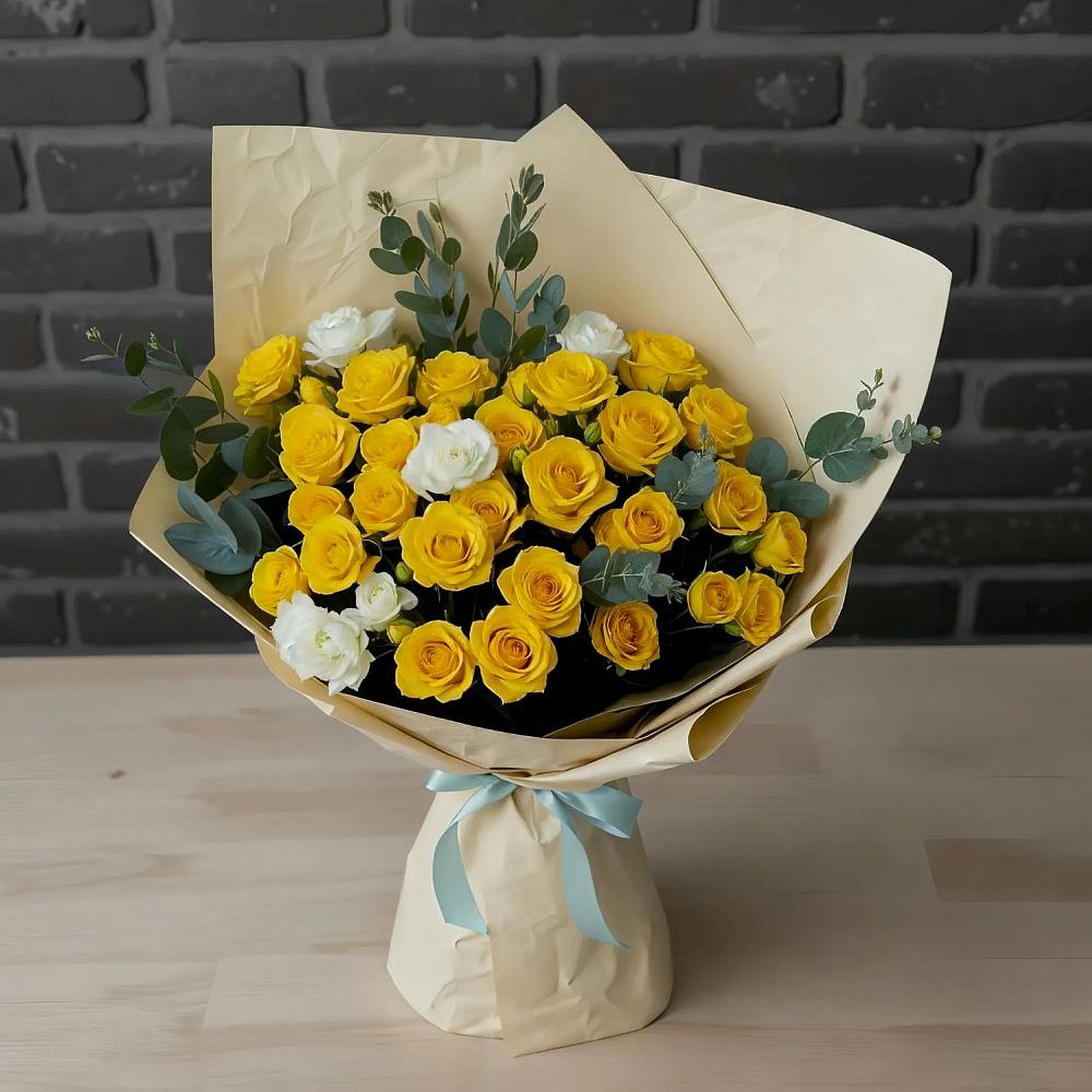 Букет цветов из: Розы в Тырети 1-й