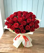 Букет 29 Красных роз в Тырети 1-й