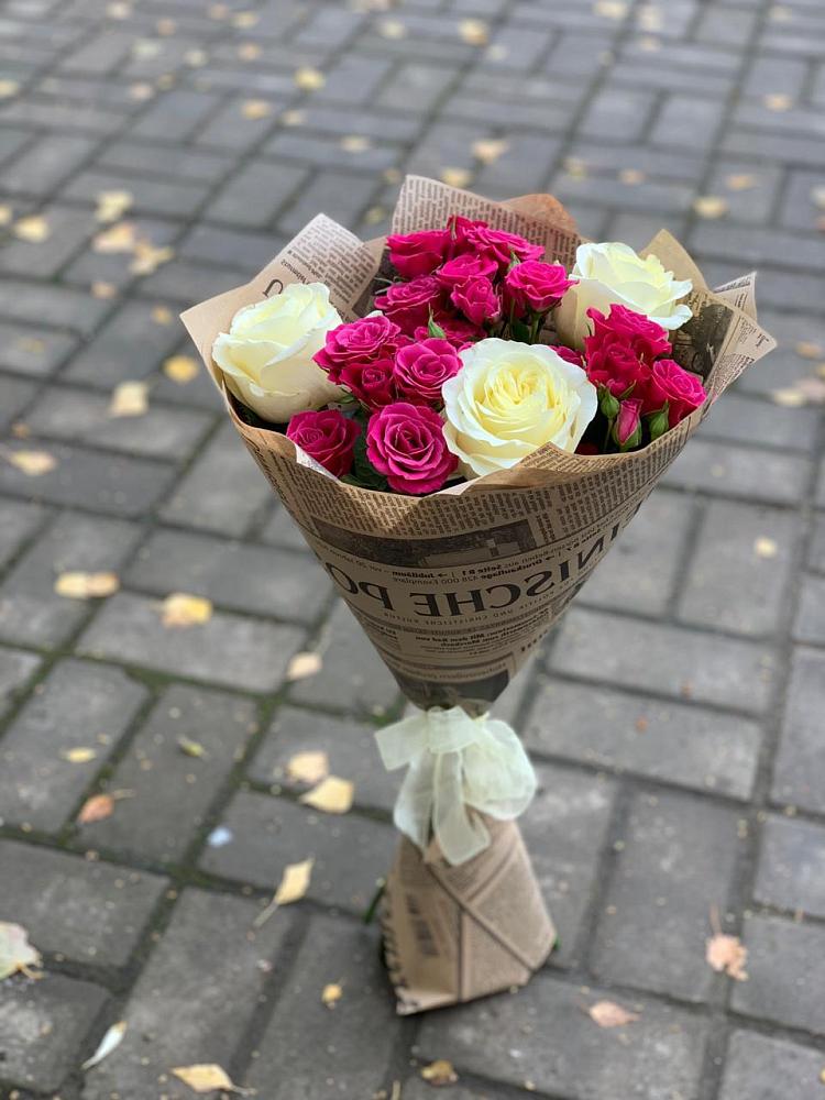 Букет цветов из: Розы в Тырети 1-й