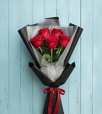 Букет цветов из:  Розы в Тырети 1-й
