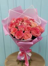 Букет 15 Розовых роз Равель #REPLACE_PRED# Тырети 1-й