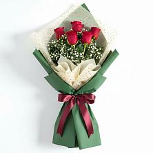 Букет цветов из:  Розы в Тырети 1-й