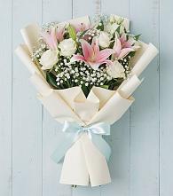 Букет цветов из:  Лилии #REPLACE_PRED# Тырети 1-й