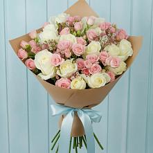 Букет цветов из:  Розы #REPLACE_PRED# Тырети 1-й