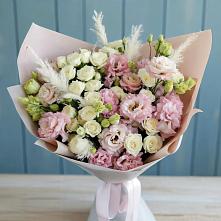 Букет цветов из:  Альстромерии и Розы #REPLACE_PRED# Тырети 1-й